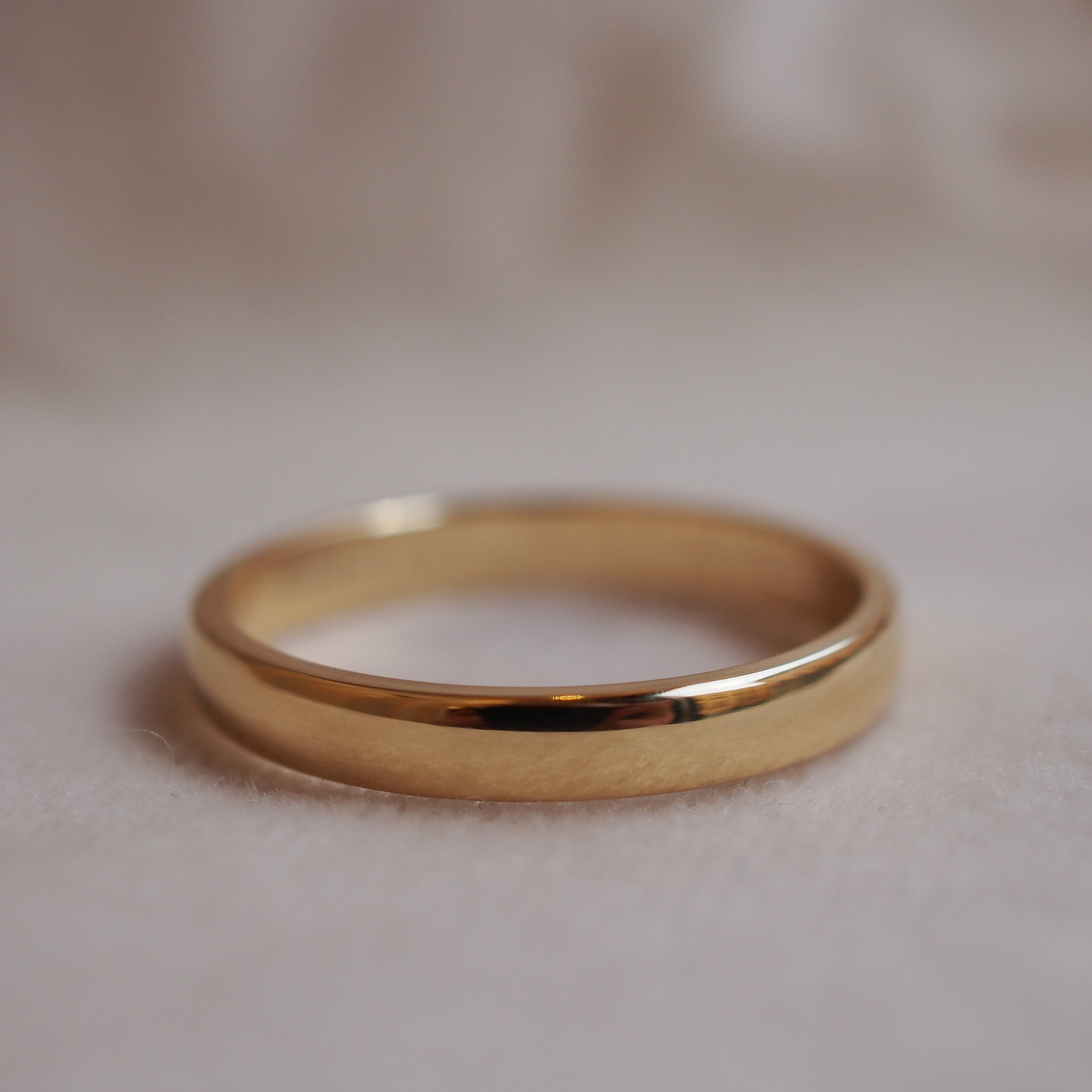 Mjukt guldband 3mm