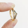 The Starlet ring - red gold